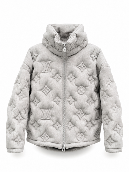 Ikonische Pufferjacke Grau